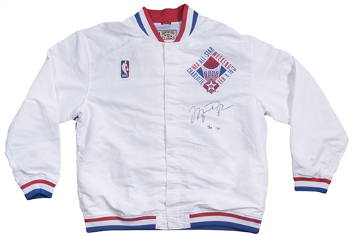 Michael Jordan Signed 1991 NBA All-Star Game Warm-up Jacket - LE 6/23 (UDA)